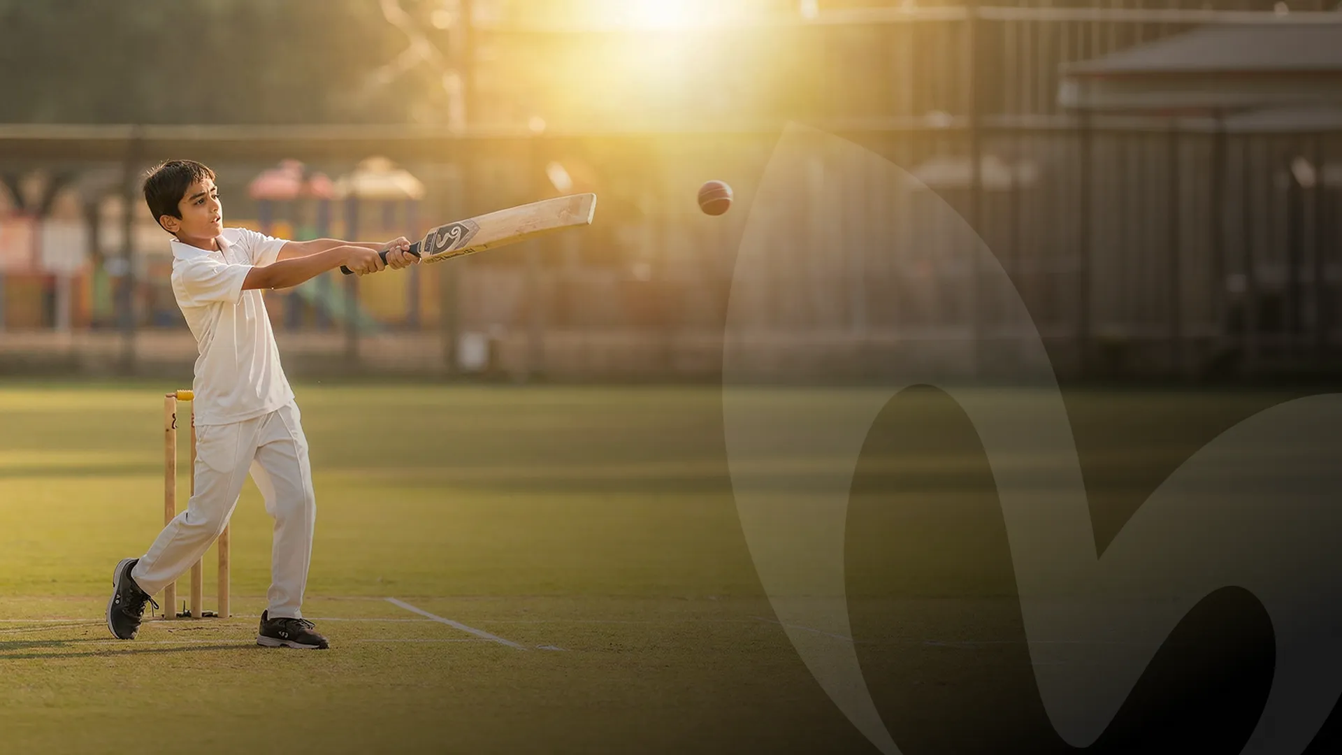 Cricket coaching at camp